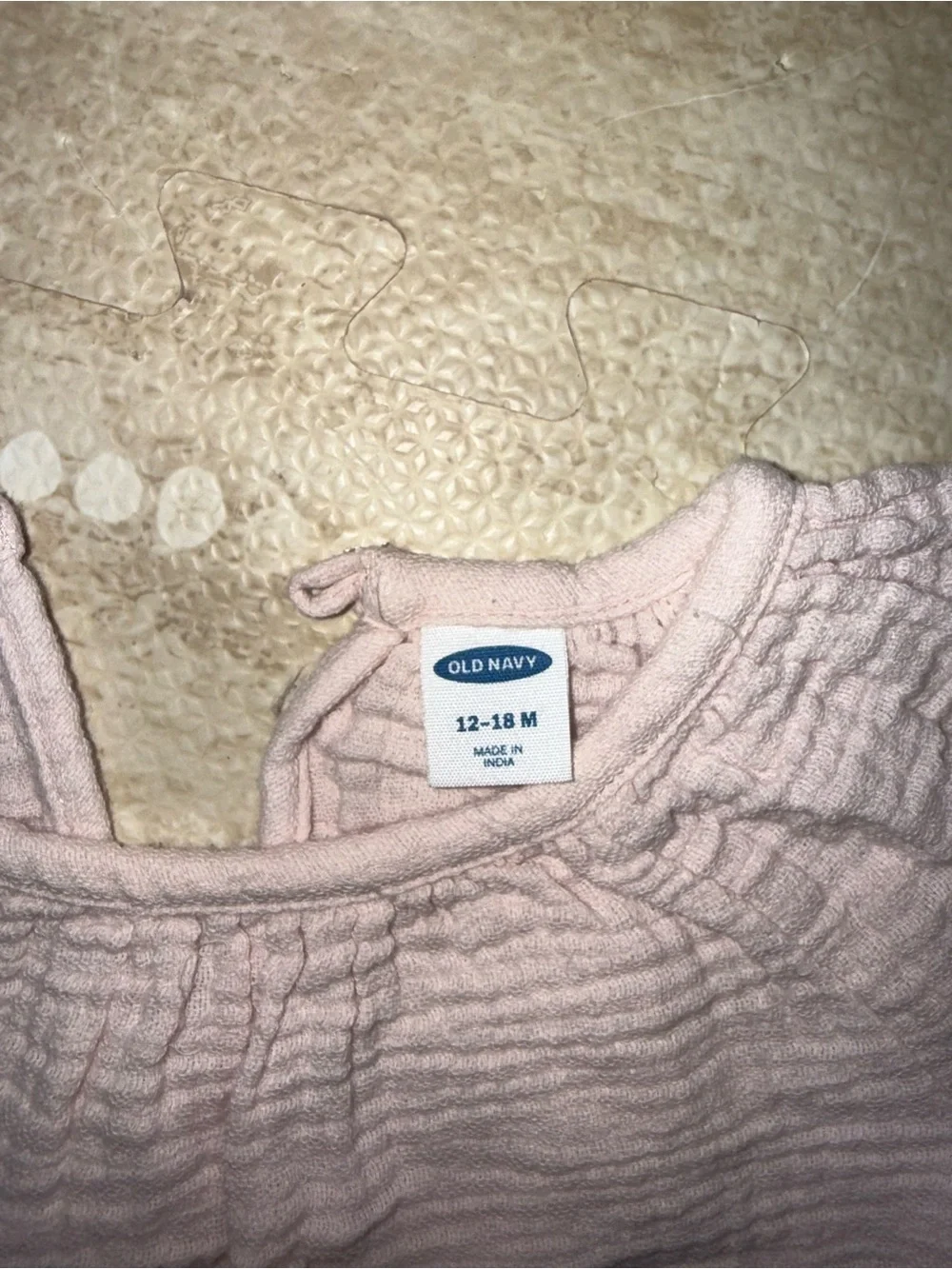 Old Navy Pink Gauze Two-Piece Baby Set
